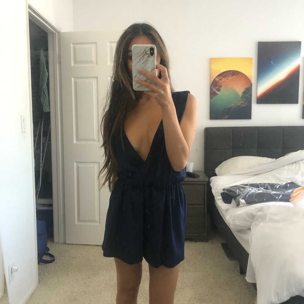 Tobi Navy Romper S